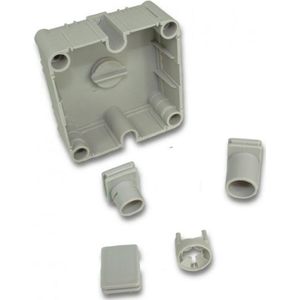 Universele Kabeldoos - Grijs - Kunststof - 4V WCD Deksel