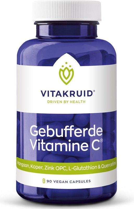 Vitakruid Gebufferde Vitamine C 100 Vegetarische capsules