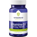 Vitakruid Vitamine D3 25mcg/1000IE 120 tabletten