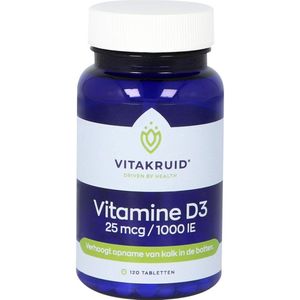 Vitakruid Vitamine D3 25mcg/1000IE 120 tabletten
