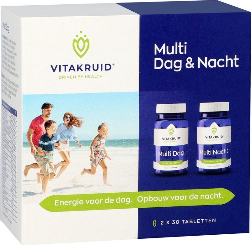 Vitakruid Multi Dag & Nacht Regulier 2 x 30 tabletten 60 tabletten