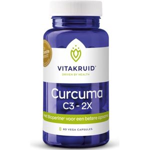 Vitakruid Curcuma C3 2X 60 Vegetarische capsules