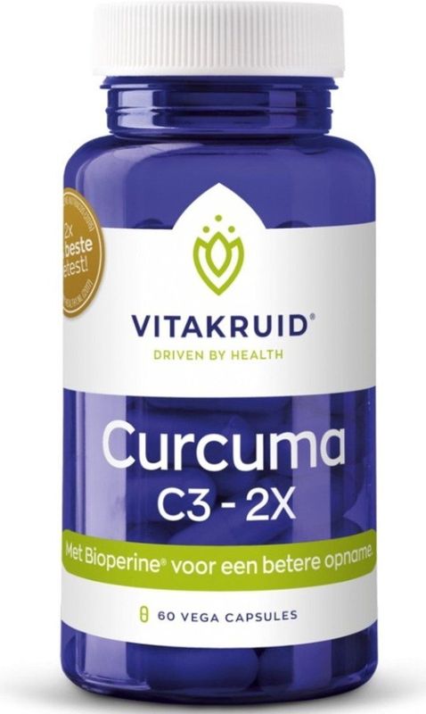 Vitakruid Curcuma C3-2X - 60 vegicaps