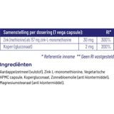 Vitakruid Zink methionine & koper 90 capsules