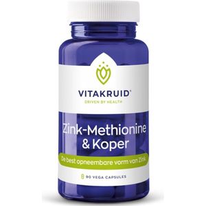 Vitakruid Zink methionine & koper 90 capsules