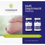 Vitakruid Multi Dag & Nacht mama Voedingssuplement - 30 Dag tabletten - 30 Nacht Tabletten