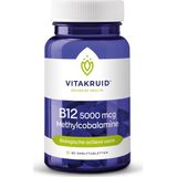 Vitakruid B12 Methylcobalamine 5000 mcg 60 smelttabletten