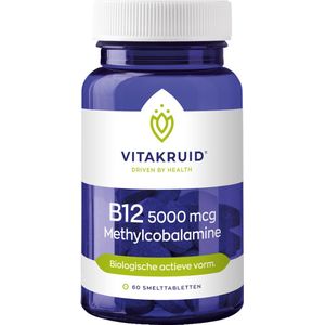 Vitakruid B12 Methylcobalamine 5000mcg Smelttabletten
