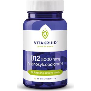 Vitakruid - B12 5000 mcg - Vitamine - Onder de Tong - Actieve Vorm
