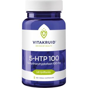 Vitakruid 5-HTP 100mg 60 Vegetarische capsules