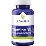 Vitakruid Vitamine B3 Niacinamide 500 mg 90 Vegetarische capsules