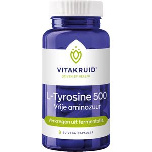 Vitakruid L-tyrosine 500 60 vegetarische capsules