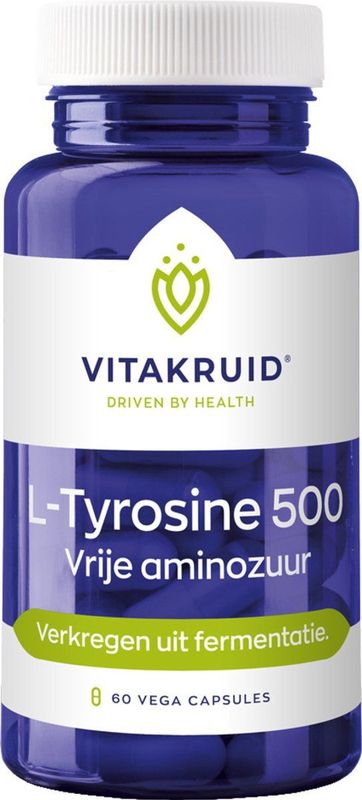 Vitakruid L-tyrosine 500 60 vegetarische capsules