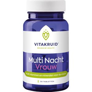 Vitakruid Multi nacht vrouw 30 tabletten