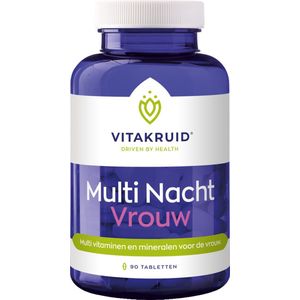 Vitakruid Multivitamine nacht vrouw 90 tabletten