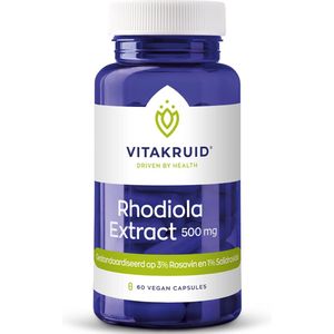 Vitakruid Rhodiola extract 500 mg 60 vegetarische capsules