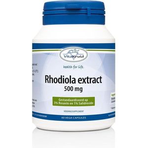 Vitakruid Rhodiola extract 500 mg 60 vegetarische capsules