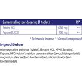 Vitakruid Betaine hcl 650 mg & pepsine 160 mg 120 tabletten