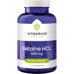 Vitakruid Betaine hcl 650 mg & pepsine 160 mg 120 tabletten