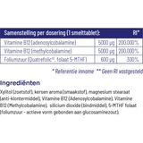 Vitakruid - B12 Combi 10.000 - Voedingssupplement - Smelttabletten - Met Folaat
