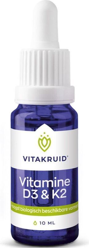 VitaKruid Vitamine D3 & K2 10 ml