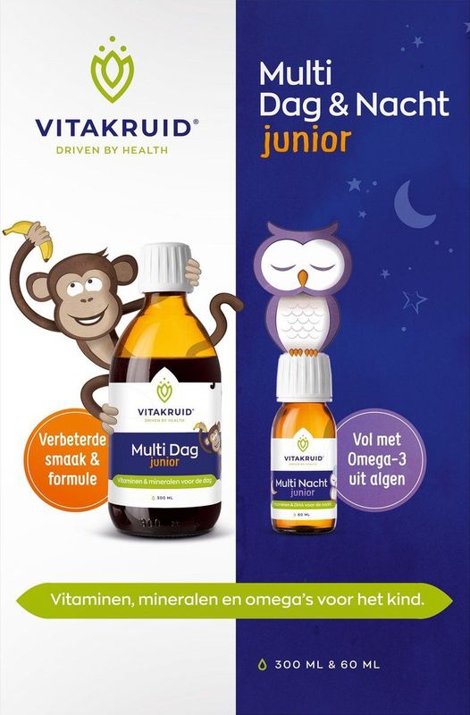 VitaKruid - Multi Dag & Nacht junior - 360 ml