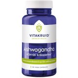 Vitakruid Ashwagandha ksm-66 & bioperine 60 vegetarische capsules