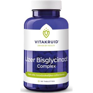 Vitakruid IJzer bisglycinaat 28 mg complex 90 tabletten