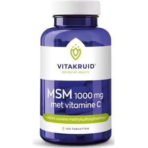 Vitakruid MSM 1000 mg + vitamine C 120 tabletten