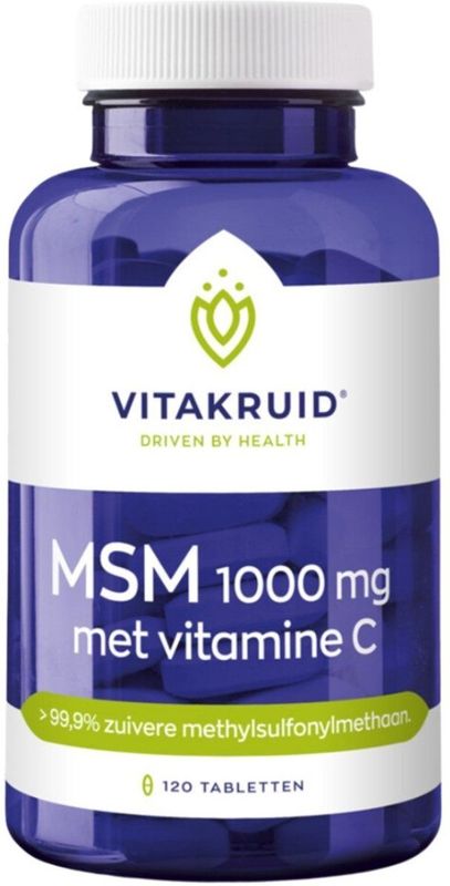 Vitakruid Msm 1000 mg Vitamine C 120 tabletten