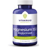 Vitakruid - Magnesium 150 bisglycinaat - 120 Tabletten