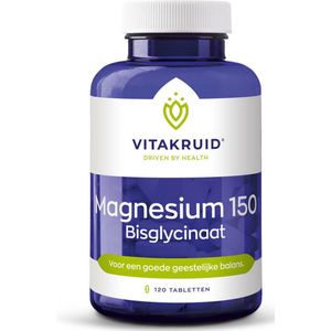 Vitakruid Magnesium 150 Bisglycinaat 120 tabletten