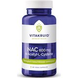 Vitakruid NAC 600 mg N-Acetyl-L-Cysteine 60 Vegetarische capsules