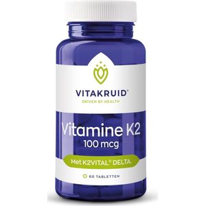 Vitakruid Vitamine k2 100 mcg 60 tabletten