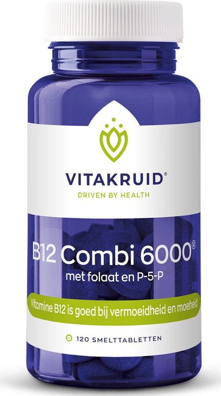 Vitakruid - B12 Combi - Vitamine - 6000 Mcg - 60 Tabletten