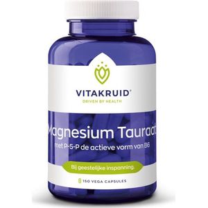 Vitakruid Magnesium tauraat met P-5-P 180 Vegetarische capsules