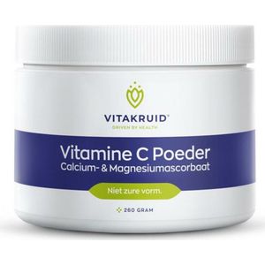 Vitakruid Vitamine C poeder calcium- & magnesiumascorbaat 260 gram