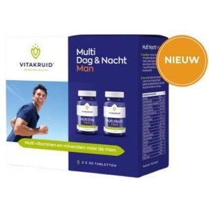 Vitakruid Multi dag & nacht man 2 X 30 stuks 30 Tabletten