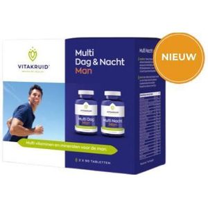 Vitakruid Multi dag & nacht man 2 x 90 180 tabletten