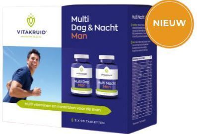Vitakruid Multi dag & nacht man 2 x 90 180 tabletten