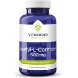 Vitakruid Acetyl-l-carnitine 500 mg 90 Vega Capsules