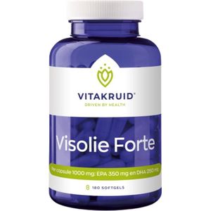 Vitakruid Visolie Forte 1000 mg EPA 35% DHA 25% 180 Capsules