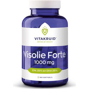 Vitakruid Visolie Forte 1000 mg EPA 35% DHA 25% 180 Capsules