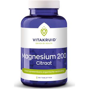 Vitakruid Magnesium 200 citraat 100 tabletten