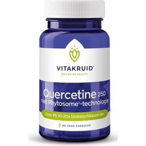 Vitakruid Quercetine 250 met Phytosome technologie 60 Vegetarische capsules