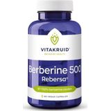 Vitakruid Berberine 500 Rebersa 97-102% berberine zouten 60 Vegetarische capsules