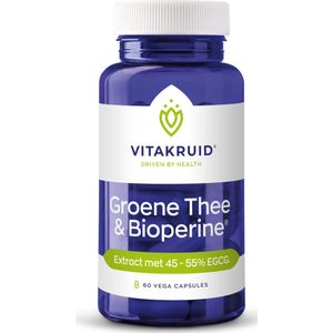 Vitakruid Groene Thee & Bioperine 60 vega capsules
