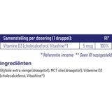 Vitakruid Vitamine d3 vegan druppels 25mcg / 1000 ie 30ml