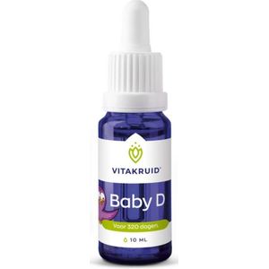 Vitakruid Vitamine D baby druppels 10 Milliliter