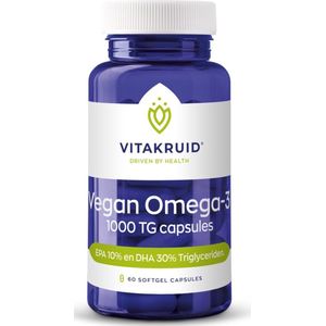 Vitakruid Omega 3 1000 Tryglyceriden 300DHA 100EPA 60 softgels